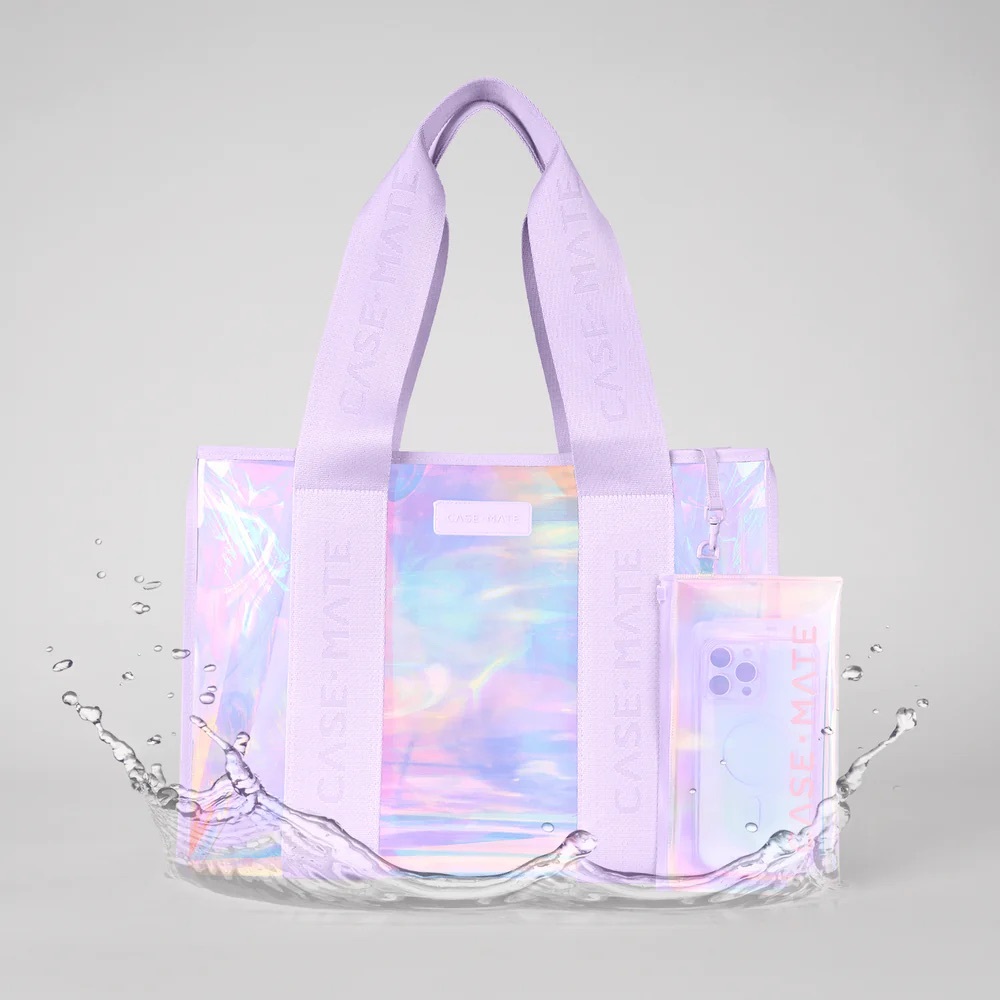 Case-Mate Purple Holographic Tote Bag